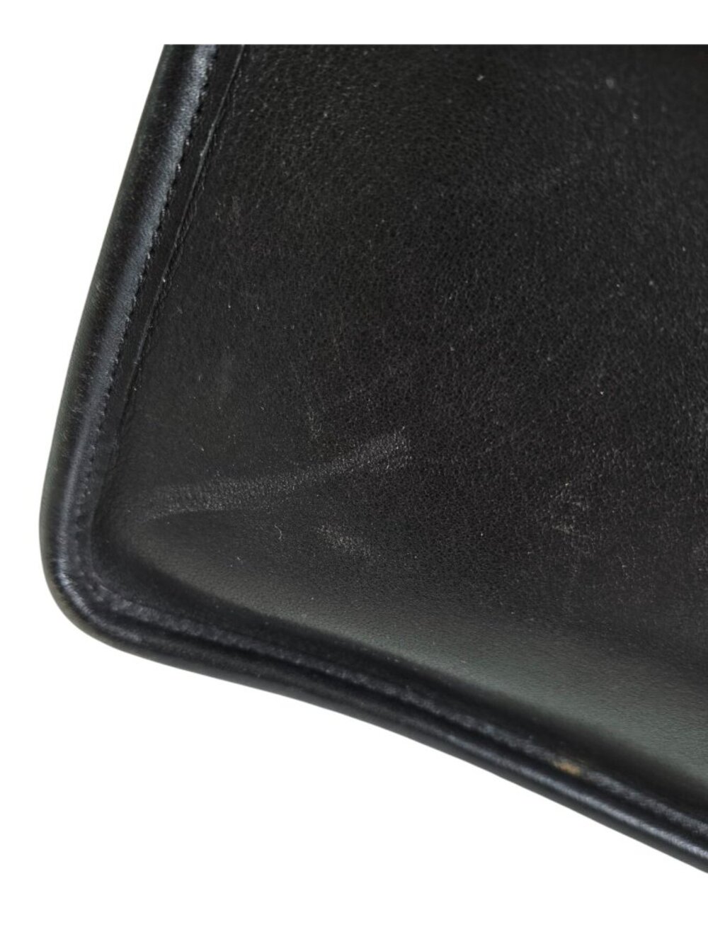 Vtg Coach Willis Bag Black Leather 9927 Cross Body Shoulder Bag Hangtag Made USA - Picture 5 of 16